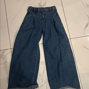 Tractr Dark Blue Flare Jeans